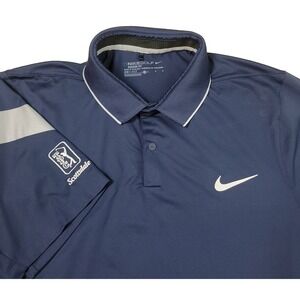 Nike Golf Dri Fit Waste Management Phoenix Open TPC Scottsdale Mens L Navy Blue